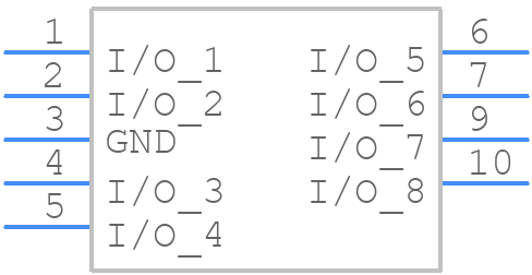 RCLAMP3324P.TCT - SEMTECH - PCB symbol