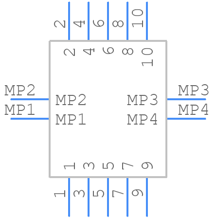 BM23FR0.6-10DP-0.35V(895) - Hirose - PCB symbol