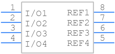 DA108S1 - STMicroelectronics - PCB symbol