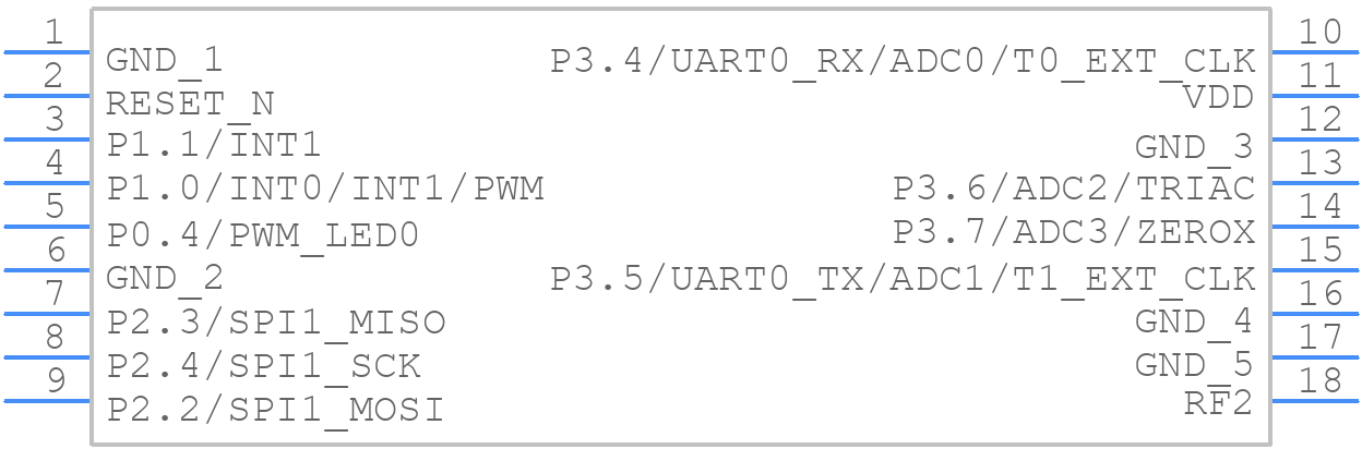 ZM5202AE-CME3R - Silicon Labs - PCB symbol