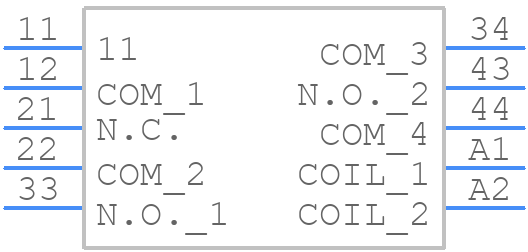 6-1415027-1 - TE Connectivity - PCB symbol