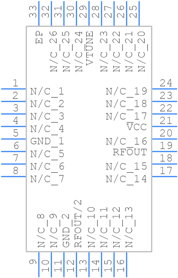 HMC511LP5ETR - Analog Devices - PCB symbol