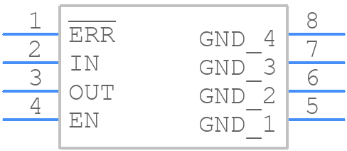 MIC5236-5.0YM - Microchip - PCB symbol