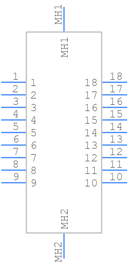 B65687A1018T001 - TDK - PCB symbol