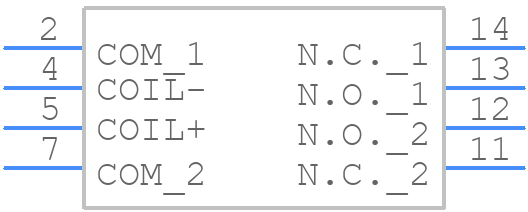 NC2EBD-JP-DC5V - Panasonic - PCB symbol