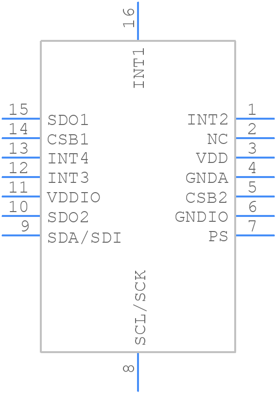 BMI085 - BOSCH - PCB symbol