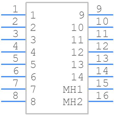 10214-55G3PL - 3M - PCB symbol