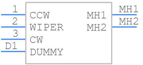 P110KH1-1F15BR100K - TT Electronics - PCB symbol