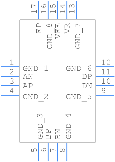 HMC721LP3E - Analog Devices - PCB symbol