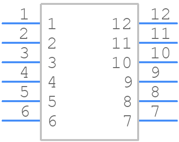 A6FR-6104 - Omron Electronics - PCB symbol