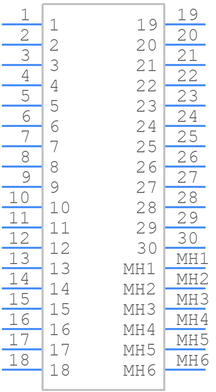 TFM-115-02-L-D-DS - SAMTEC - PCB symbol