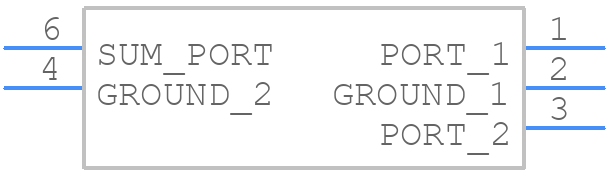 SBTCJ-1WX+ - Mini-Circuits - PCB symbol