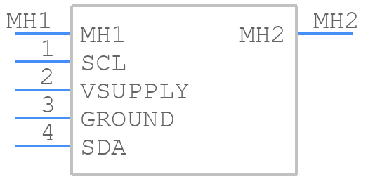 HAFBLF0750CAAX5 - Honeywell - PCB symbol