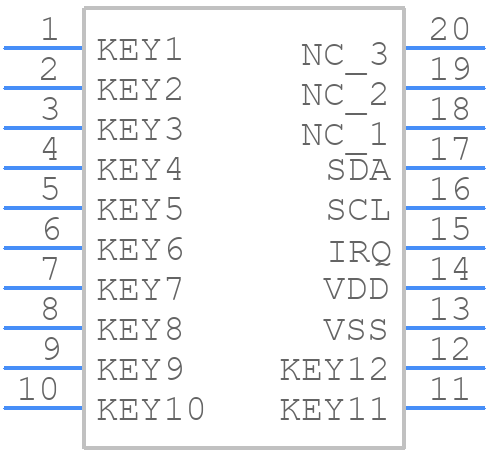 BS8112C-3 - Holtek - PCB symbol