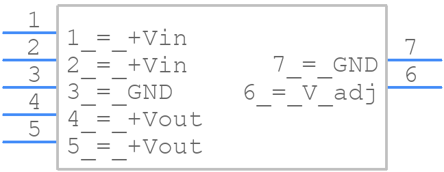 LMT78_03-0.5R - Gaptec - PCB symbol