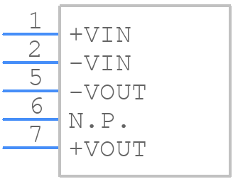 2S7BE_0303S6U - Gaptec - PCB symbol