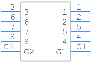 RJS-5EPFFP-LC7002 - Amphenol - PCB symbol