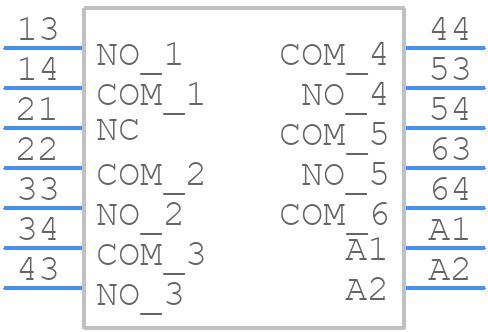 SR6C4024 - TE Connectivity - PCB symbol