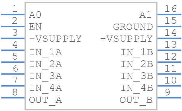 MPC509AUG4 - Texas Instruments - PCB symbol