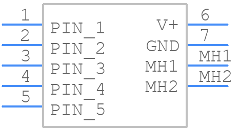 SEN0135 - DFRobot - PCB symbol