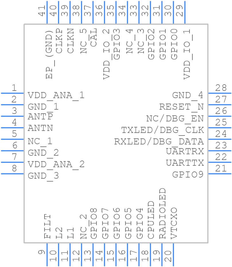 AX-SFEU-1-01-TX30 - onsemi - PCB symbol