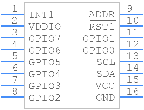FXL6408 - onsemi - PCB symbol