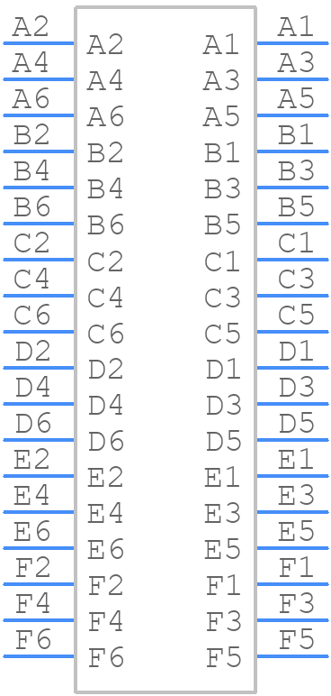 43223-6113 - Molex - PCB symbol