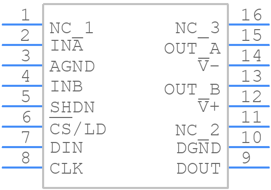 LTC6912CGN-1#PBF - Analog Devices - PCB symbol