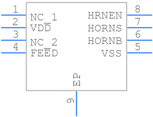 RE46C100D8TF - Microchip - PCB symbol