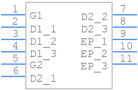 FDMD8630 - onsemi - PCB symbol