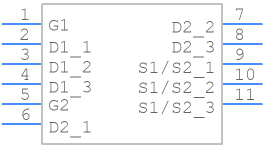 FDMD84100 - onsemi - PCB symbol