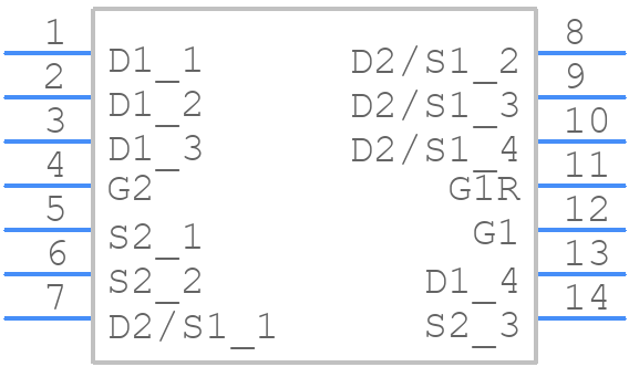 FDMD82100L - onsemi - PCB symbol