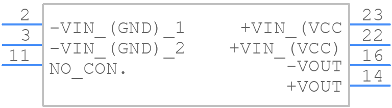 TEN 5-0510 - Traco Power - PCB symbol