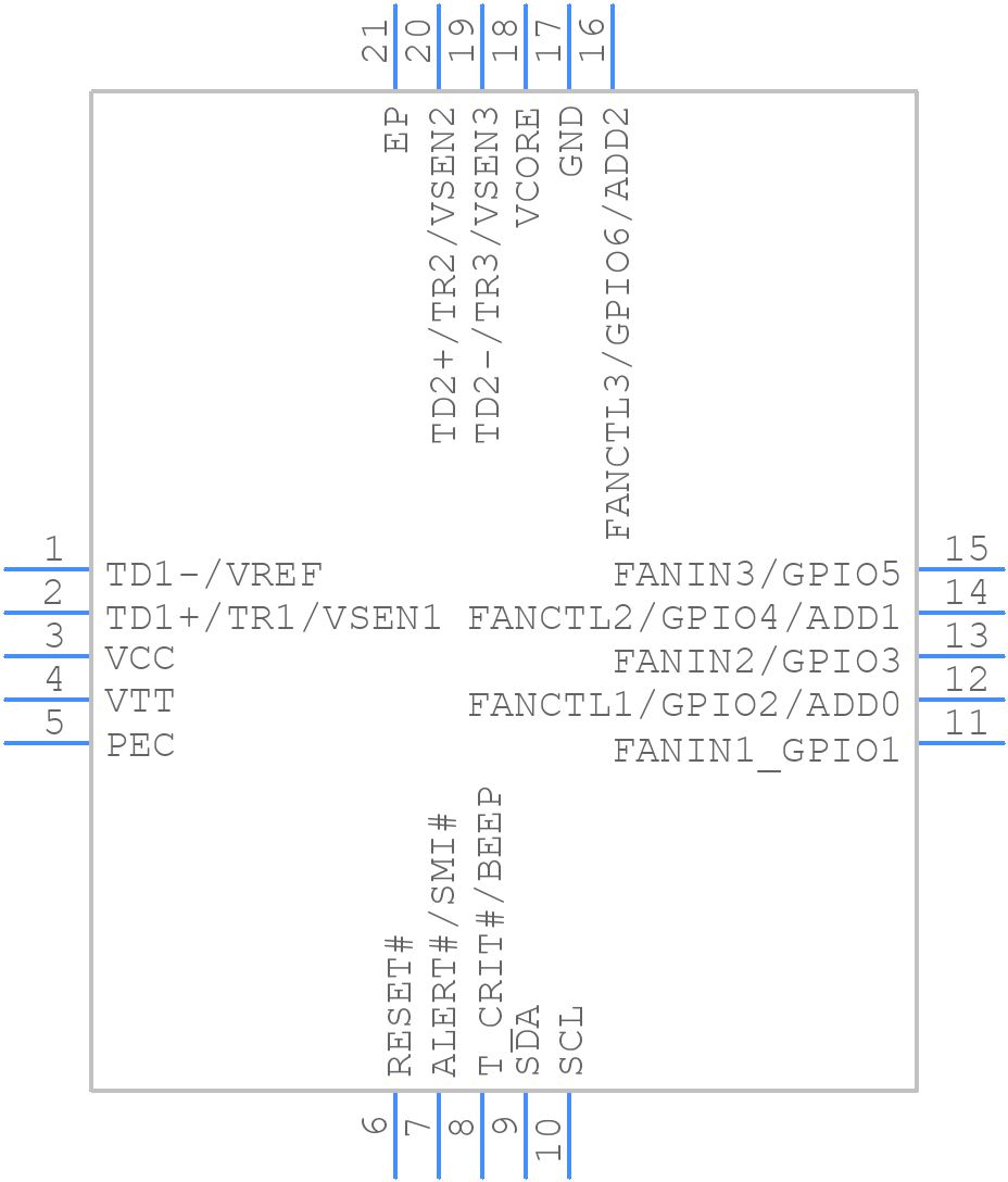 NCT7802Y - Nuvoton - PCB symbol