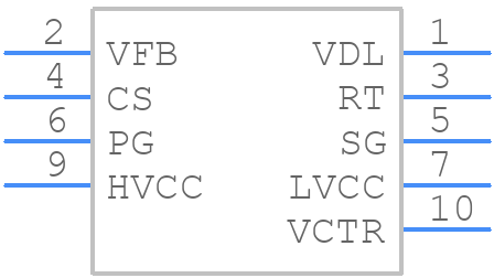 FSFA2100 - onsemi - PCB symbol