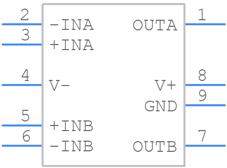 LTC2058HS8E#PBF - Analog Devices - PCB symbol