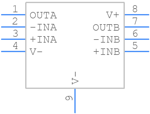 LTC2058IS8E#PBF - Analog Devices - PCB symbol