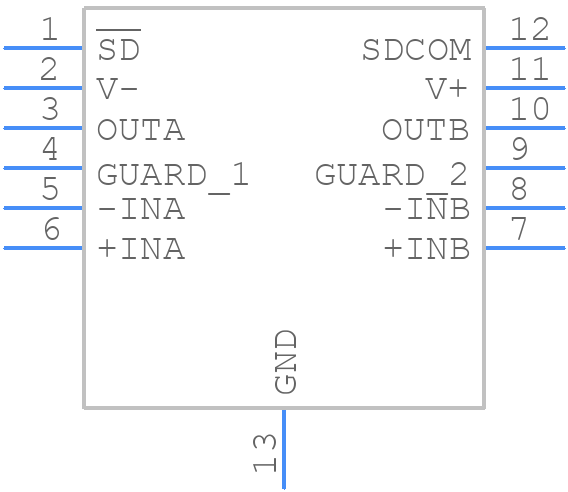 LTC2058IMSE#PBF - Analog Devices - PCB symbol