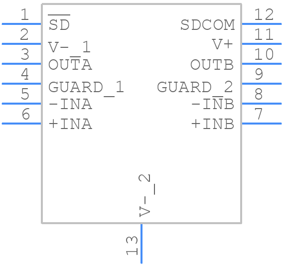 LTC2058IMSE#TRPBF - Analog Devices - PCB symbol