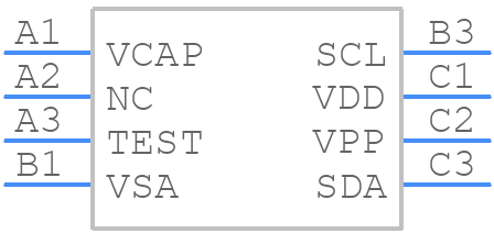 MMC3530KJ - MEMSIC - PCB symbol