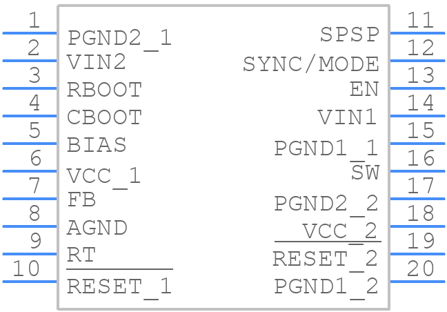 PLM61495QRPHRQ1 - Texas Instruments - PCB symbol