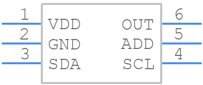 MAX5811PEUT-T - Analog Devices - PCB symbol