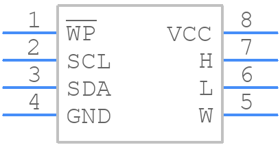 CAT5140 - onsemi - PCB symbol