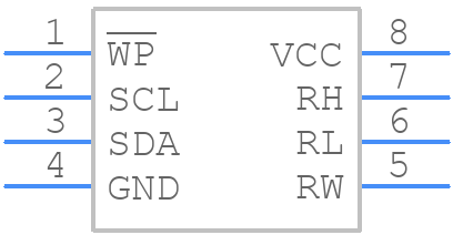 CAT5140ZI-00-GT3 - onsemi - PCB symbol