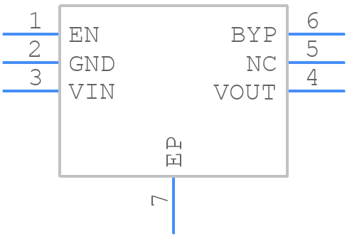 MIC5353-2.8YMT TR - Microchip - PCB symbol