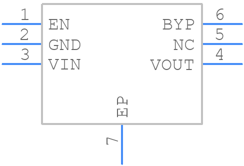 MIC5353-1.8YMT-TR - Microchip - PCB symbol