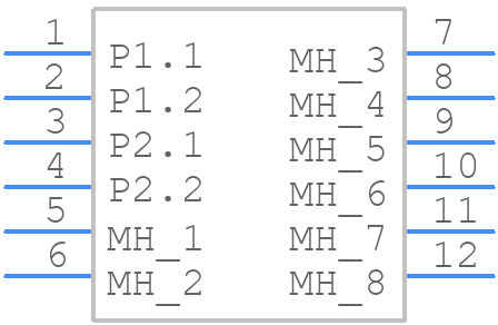 2042274-7 - TE Connectivity - PCB symbol