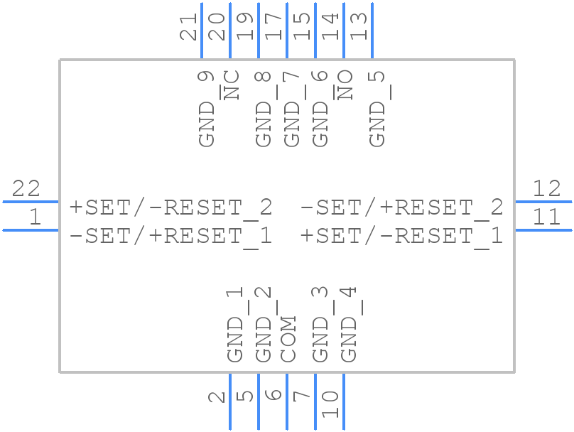 1-1462051-1 - TE Connectivity - PCB symbol