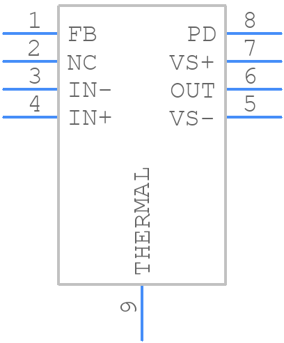 OPA859IDSGR - Texas Instruments - PCB symbol