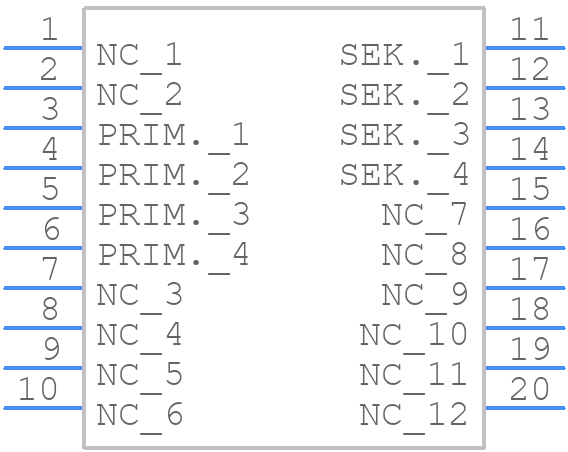 70053K - talema - PCB symbol